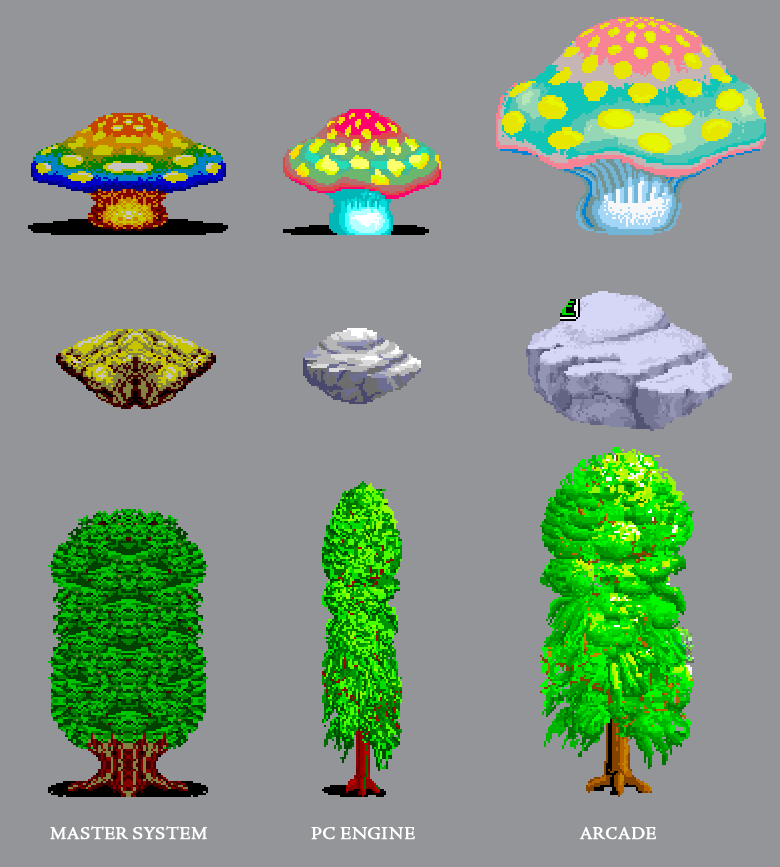  Shroom, Tree, Rock 